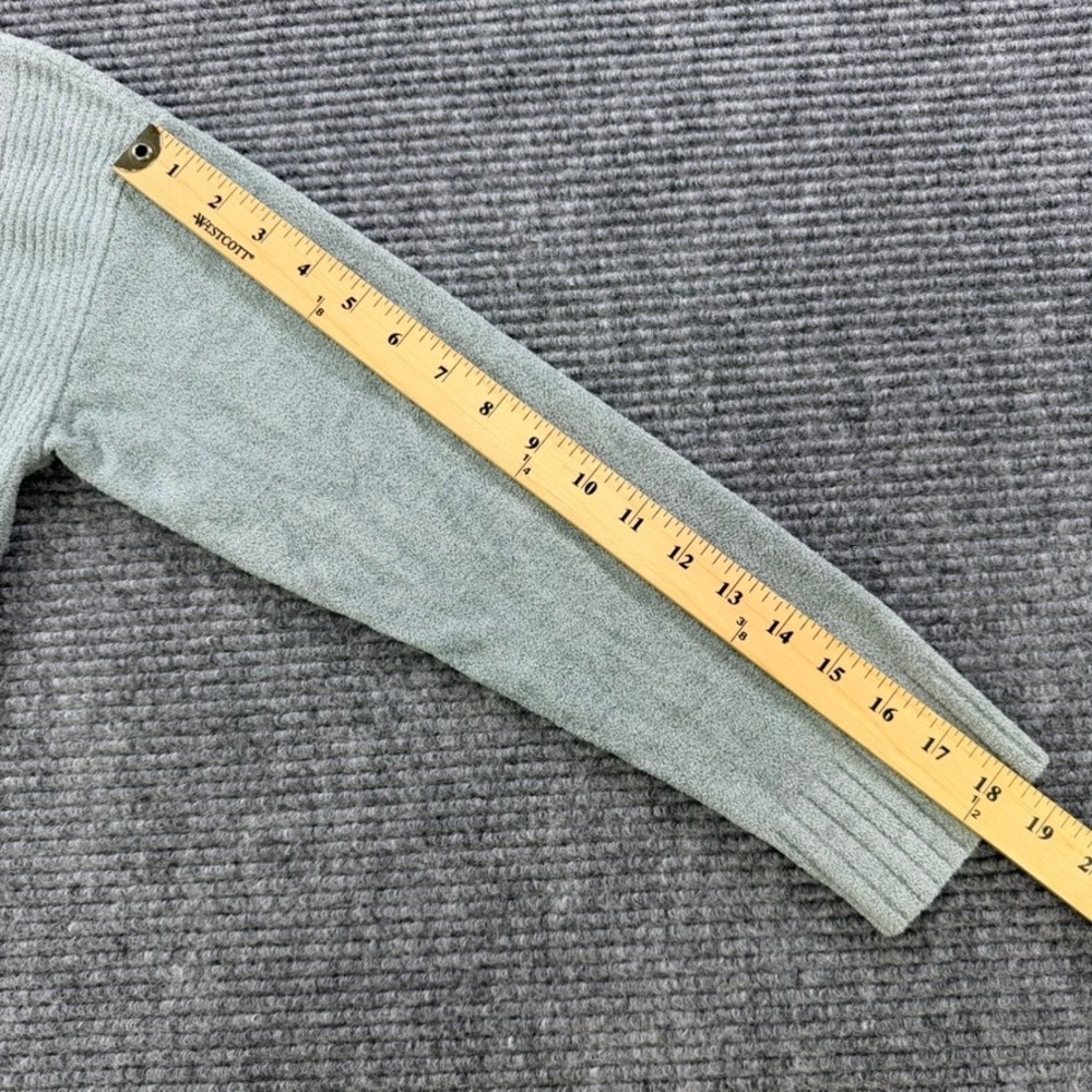 Barefoot Dreams CozyChic Ultra Lite Pullover Sweater Women Small Sage Green Warm - Picture 11 of 12